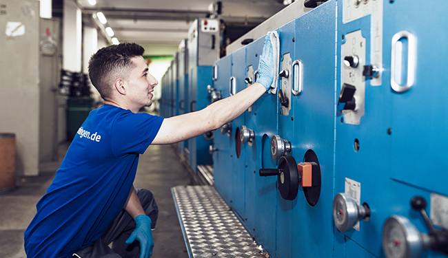 SRR Group - Tochterunternehmen HS Gebäudedienstleistungen - Leistungen - Industriereinigung durch HS Gebäude